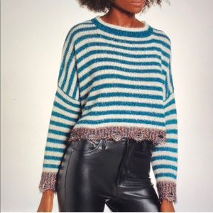 Prima Tinsel Striped Sweater size XL